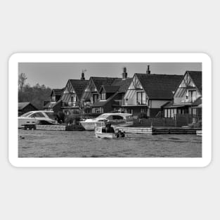 River Bure in Horning in the heart of the Norfolk Broads Sticker